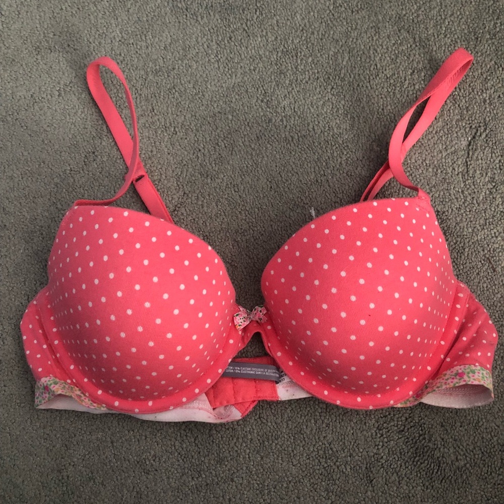 34B Aerie Cute Orange Bra